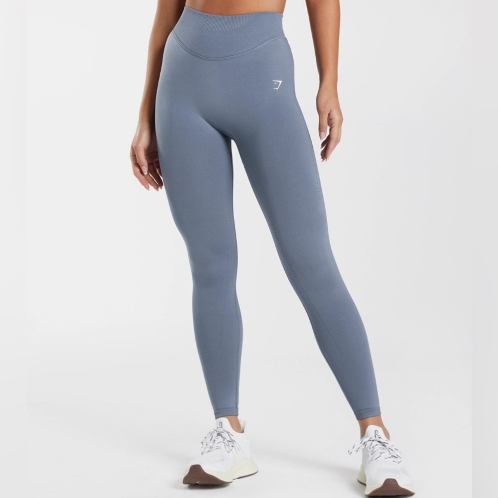 Gymshark NWOT Sweat Seamless Leggings Evening Blue
